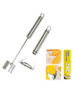 Juego de Desgranador de Maíz Genérico de Acero Inoxidable
