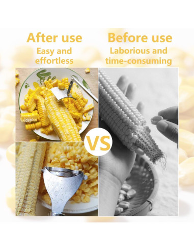 Juego de Desgranador de Maíz Genérico de Acero Inoxidable