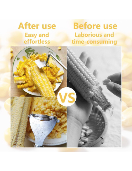 Juego de Desgranador de Maíz Genérico de Acero Inoxidable