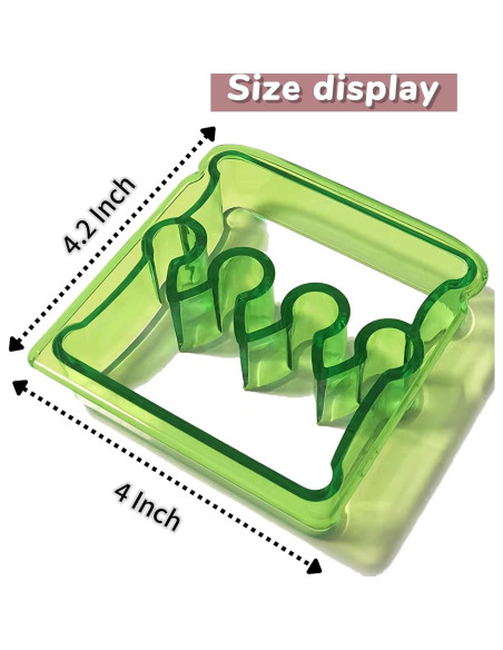 Juego de Cortadores de Sándwich YNHIAG 4 Piezas - Corazón, Coche, Tren, Corona