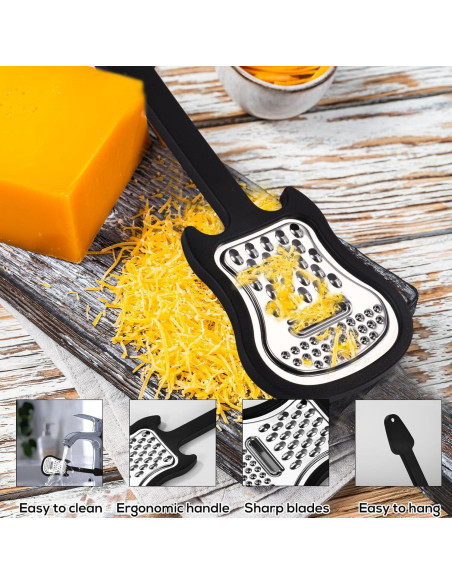 Rallador de Queso de Mano Lyreh Acero Inoxidable 25x9cm