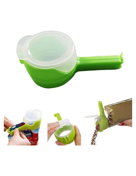 Clip de Sellado y Vertido para Snacks Darfooper 1 Pcs