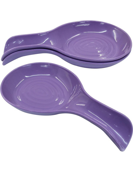 Juego de Soporte para Cucharas de Plástico Cionyce Morado - 4 Piezas