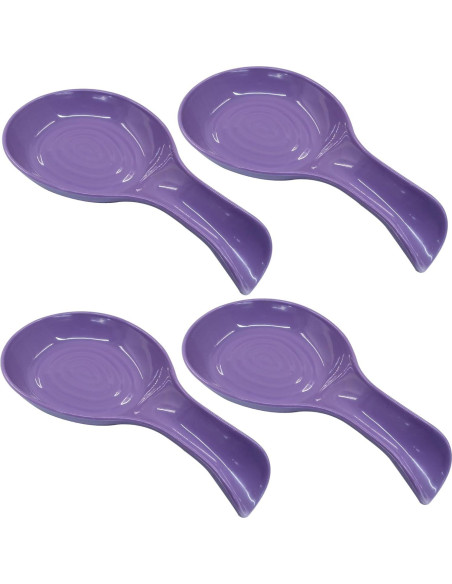 Juego de Soporte para Cucharas de Plástico Cionyce Morado - 4 Piezas
