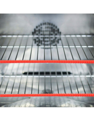 Protectores de estante de horno de silicona Emoshayoga 35cm Rojo