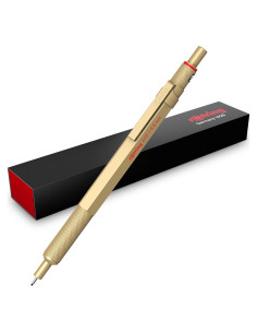 Lápiz Mecánico rOtring 600 Oro 0.5mm Profesional