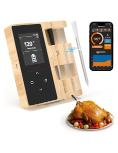 Termómetro de Carne Inalámbrico Joeuao FM2207 Bluetooth 2 Probes