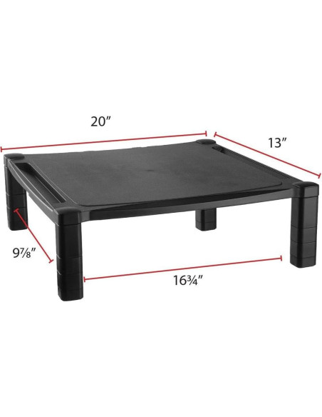 Soporte para Monitor Kantek MS500 Ajustable 50.8x33.7cm Negro