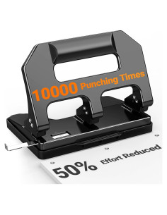 Perforadora de 3 Agujeros AFMAT HPX1 Alta Resistencia 40 Hojas