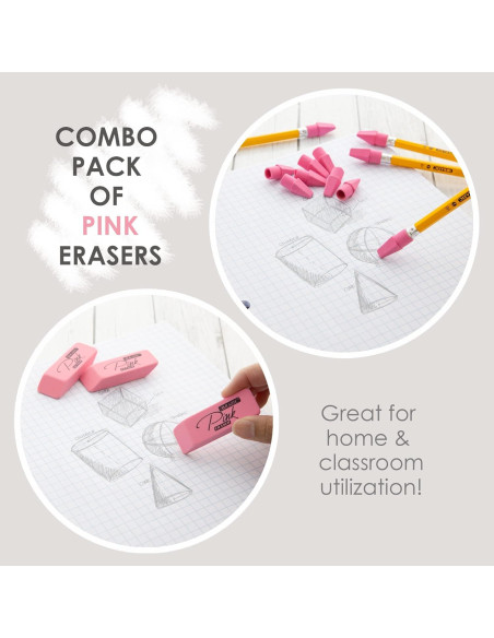 Borradores BAZIC en Bloque y Punta de Cincel - 2 Paquetes