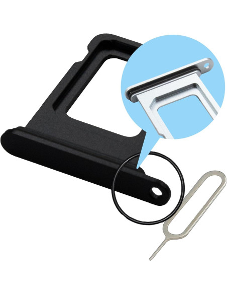 Bandeja SIM MMOBIEL para iPhone 15/15 Plus - Negro