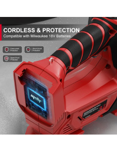 Compresor de Aire Inalámbrico Mayoki 18V 120 PSI para Neumáticos 2