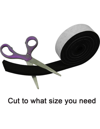 Cinta de Espuma Adhesiva CR 1.3cm x 1.3cm x 6.5m Aislamiento