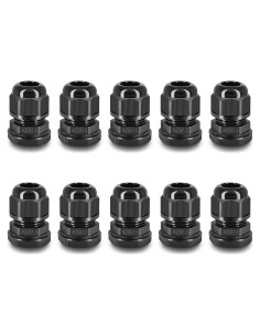Conectores de Cable Impermeables NineLeaf M20x1.5 10 Piezas
