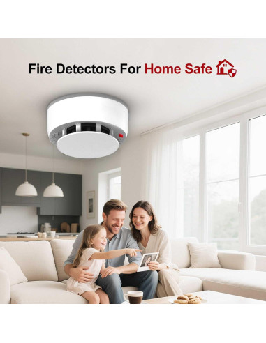 Detector de Humo WeGoIOT JTY-GW-YB010L con Batería de 10 Años