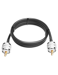 Cable Coaxial RG58 1M PL-259 Macho a Macho 50 Ohm