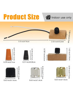 Interruptor Regulador 200W Ketofa para Lámparas Incandescentes 2