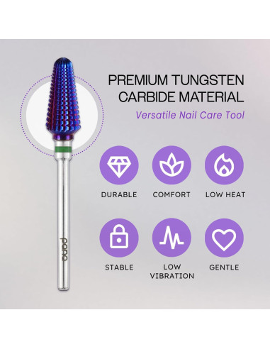 Broca Tornado PANA 3/32" Carburo Púrpura Grueso - C