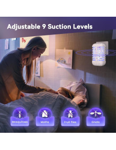 Trampa de Insectos Eléctrica Tiptop Home 314C 2 Piezas 2W 2