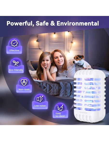 Trampa de Insectos Eléctrica Tiptop Home 314C 2 Piezas 2W