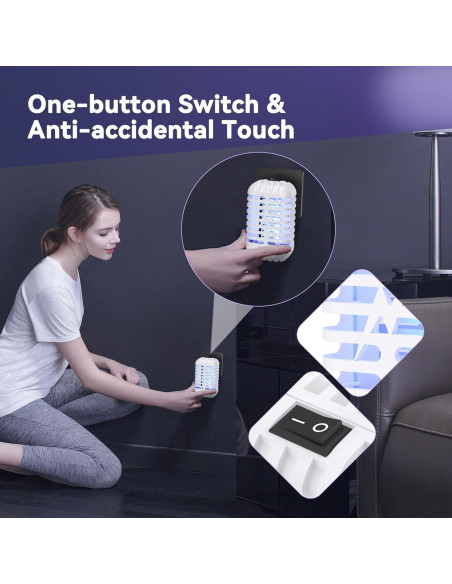 Trampa de Insectos Eléctrica Tiptop Home 314C 2 Piezas 2W