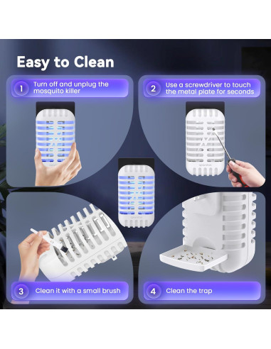 Trampa de Insectos Eléctrica Tiptop Home 314C 2 Piezas 2W