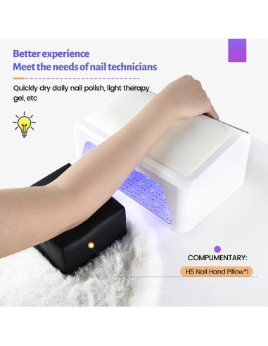 Lámpara de Uñas Profesional JODSONE 72W con Almohadilla