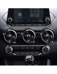 Clip de Ventilación para Auto Jowxsx, 4 Piezas Flor Daisy 2