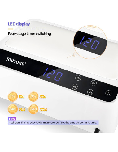 Lámpara de Uñas Profesional JODSONE 72W con Almohadilla
