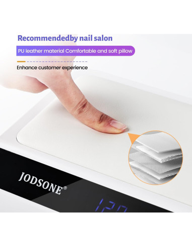 Lámpara de Uñas Profesional JODSONE 72W con Almohadilla