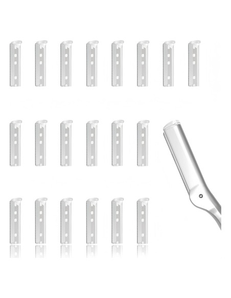 20 Cuchillas de Cejas LuottsCare para Dermaplaning Mujeres