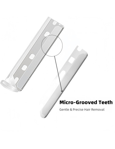 20 Cuchillas de Cejas LuottsCare para Dermaplaning Mujeres