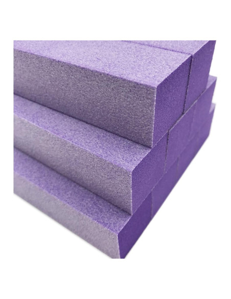 Bloque de Lijado Maccibelle 100/180 Grano para Uñas 10 Piezas