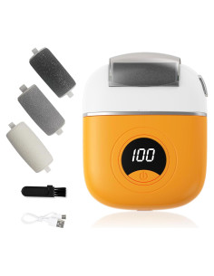 Pulidor Eléctrico de Pies FOTN DDMJJ USB Recargable Naranja