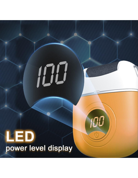 Pulidor Eléctrico de Pies FOTN DDMJJ USB Recargable Naranja