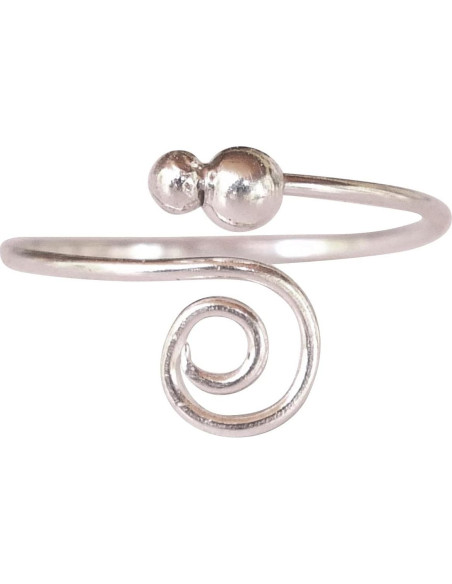 Anillo Ajustable de Plata de Ley 925 para Dedo del Pie - Joyería MiYa