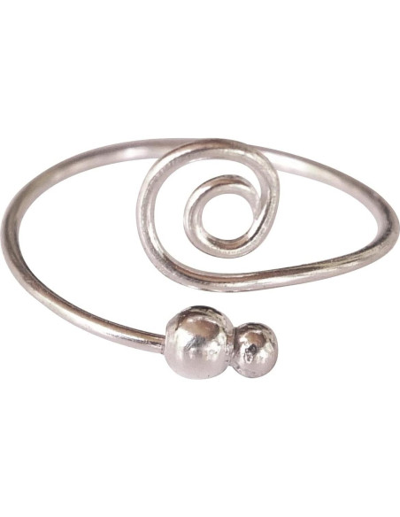 Anillo Ajustable de Plata de Ley 925 para Dedo del Pie - Joyería MiYa