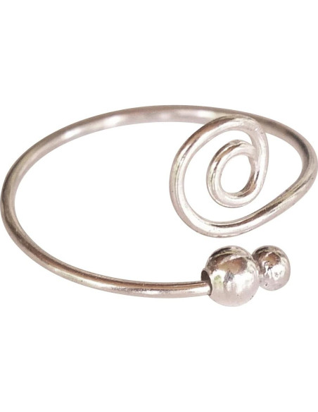 Anillo Ajustable de Plata de Ley 925 para Dedo del Pie - Joyería MiYa