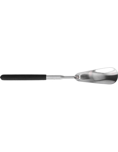 Cuchara para zapatos extensible Akozon, acero inoxidable, 30 cm