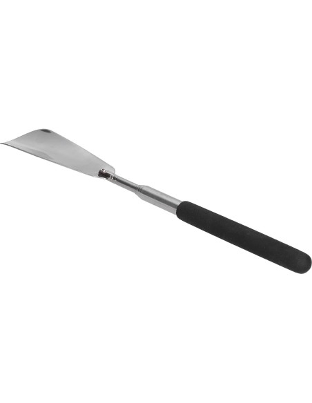 Cuchara para zapatos extensible Akozon, acero inoxidable, 30 cm