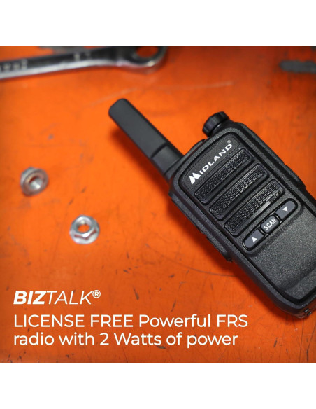 Walkie Talkies Midland BR10 FRS 2-Pack 2W Recargables