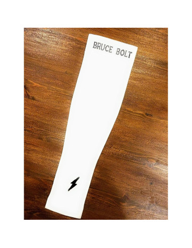 Manga de Compresión Graduada Bruce Bolt - Grande/Extra Grande - Blanco