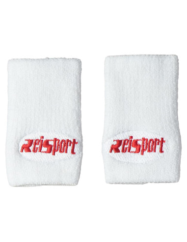 Muñequera de Gimnasia Reisport - Protección Unisex Blanca