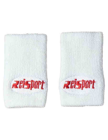 Muñequera de Gimnasia Reisport - Protección Unisex Blanca