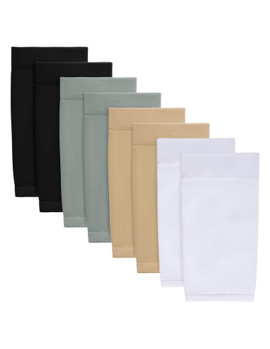 HOVEOX 4 Pares Mangas Cubiertas de Tatuaje Unisex 19 cm