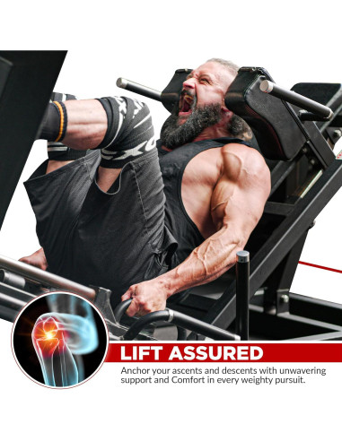 Envolturas de Rodilla RDX 2m Soporte Levantamiento Pesas