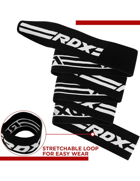 Envolturas de Rodilla RDX 2m Soporte Levantamiento Pesas