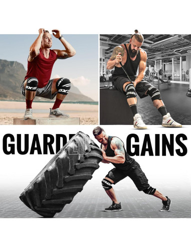 Envolturas de Rodilla RDX 2m Soporte Levantamiento Pesas