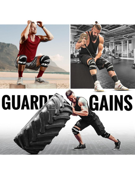 Envolturas de Rodilla RDX 2m Soporte Levantamiento Pesas