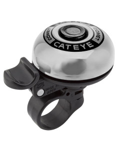 Campana para Bicicleta Cateye Comet PB-200 Aluminio Plata